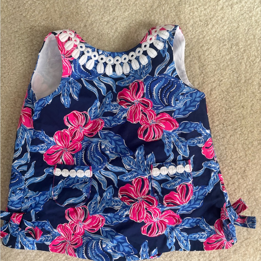NWT Lilly Pulitzer Baby Lilly Shift Dress and Bloomers Set Size 6-12 months
